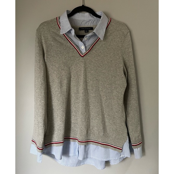 Tommy Hilfiger Collared Knit Sweater (L) - Picture 8 of 12